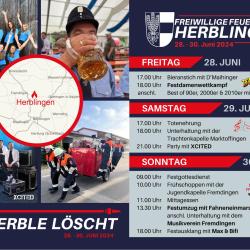 Hier sieht man den Flyer der FFW Herblingen.