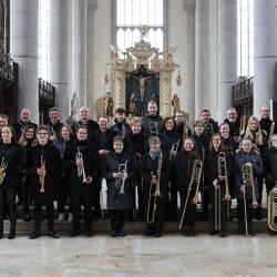 Hier sieht man den Posaunenchor St. Georg.