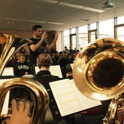 Blässerklasse der Realschule in Rain
