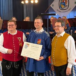 Bezirksmusikfest Urkunde