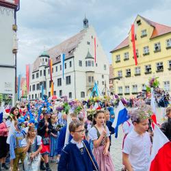 Stabenfest Umzug der Kinder