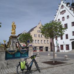 Die Fuchsienstadt Wemding ist zu jeder Jahreszeit einen Besuch wert.