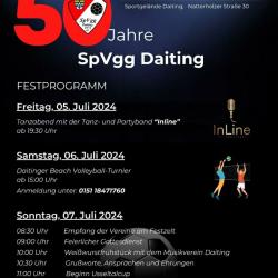 Flyer 50 Jahre Sportverein Daiting