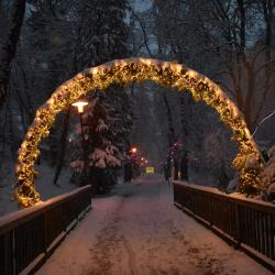 Eingang zum Lichtpark Promenade