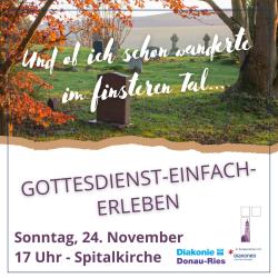 Gottesdienst Totensonntag