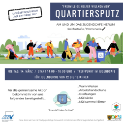Das Bild zeigt das Poster zur Aktion.