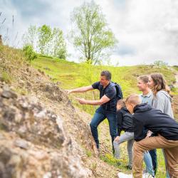 Zu sehen ist das Geotop Klosterberg