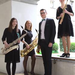 Das Saxophonquartett Sax Ventura.