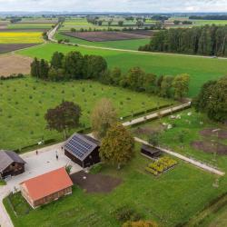 Blick auf den Botanischen Obstgarten Donau-Ries. 