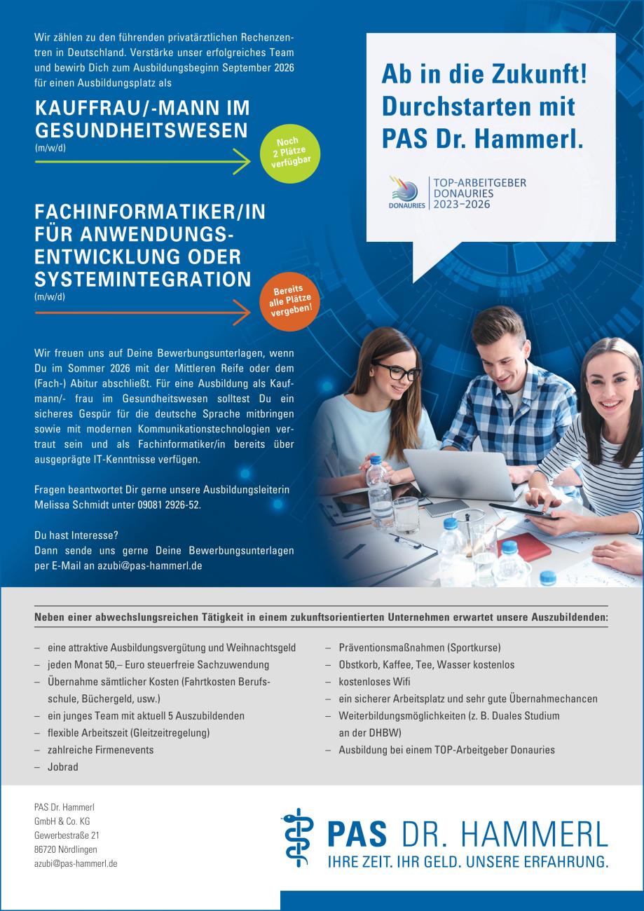 Ausbildung PAS Dr. Hammerl