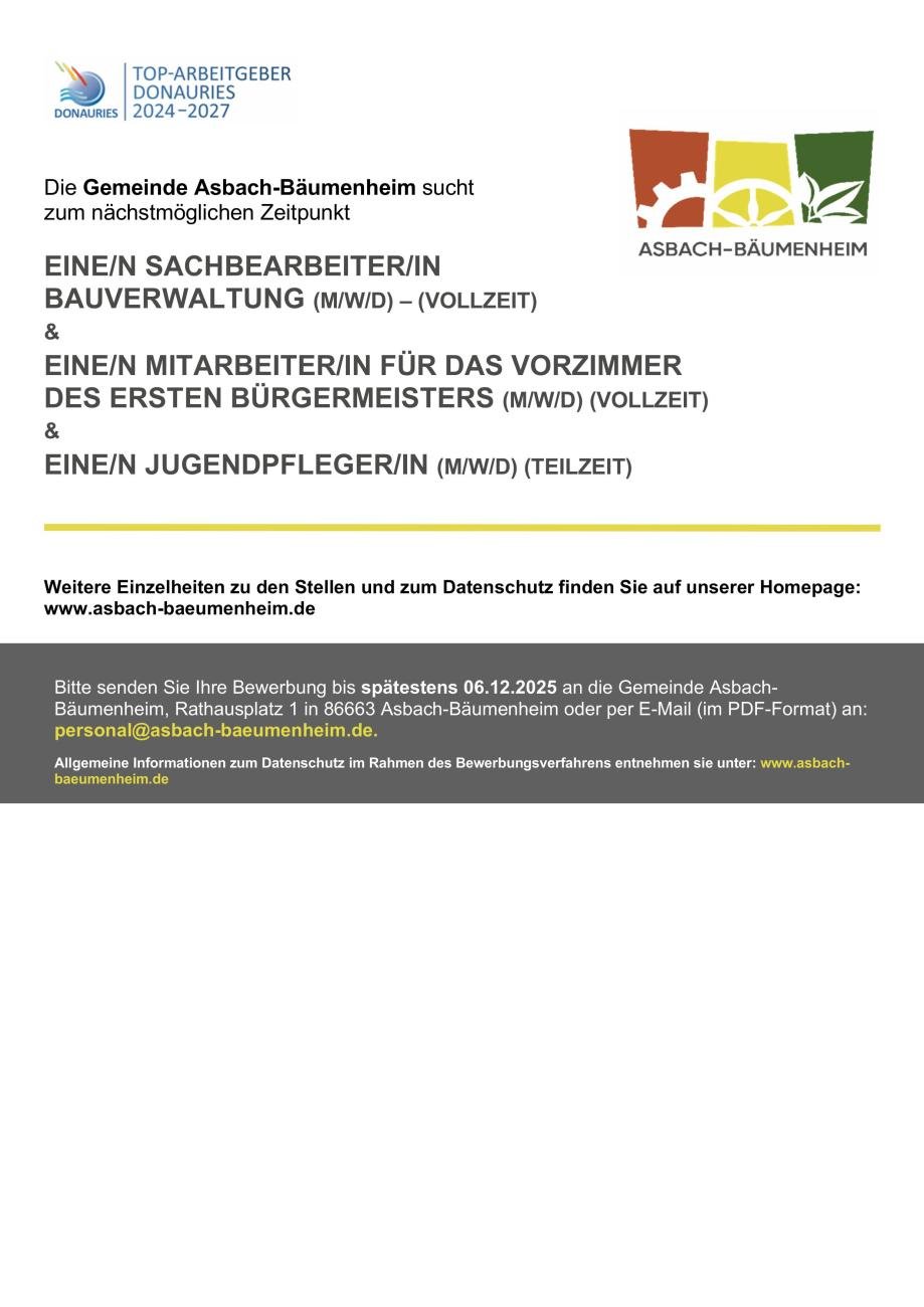 Gemeinde Asbach-Bäumenheim