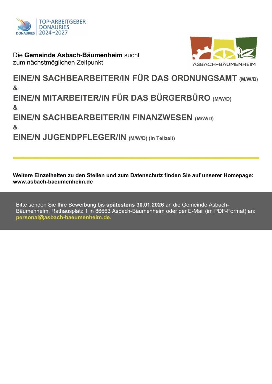 Gemeinde Asbach-Bäumenheim