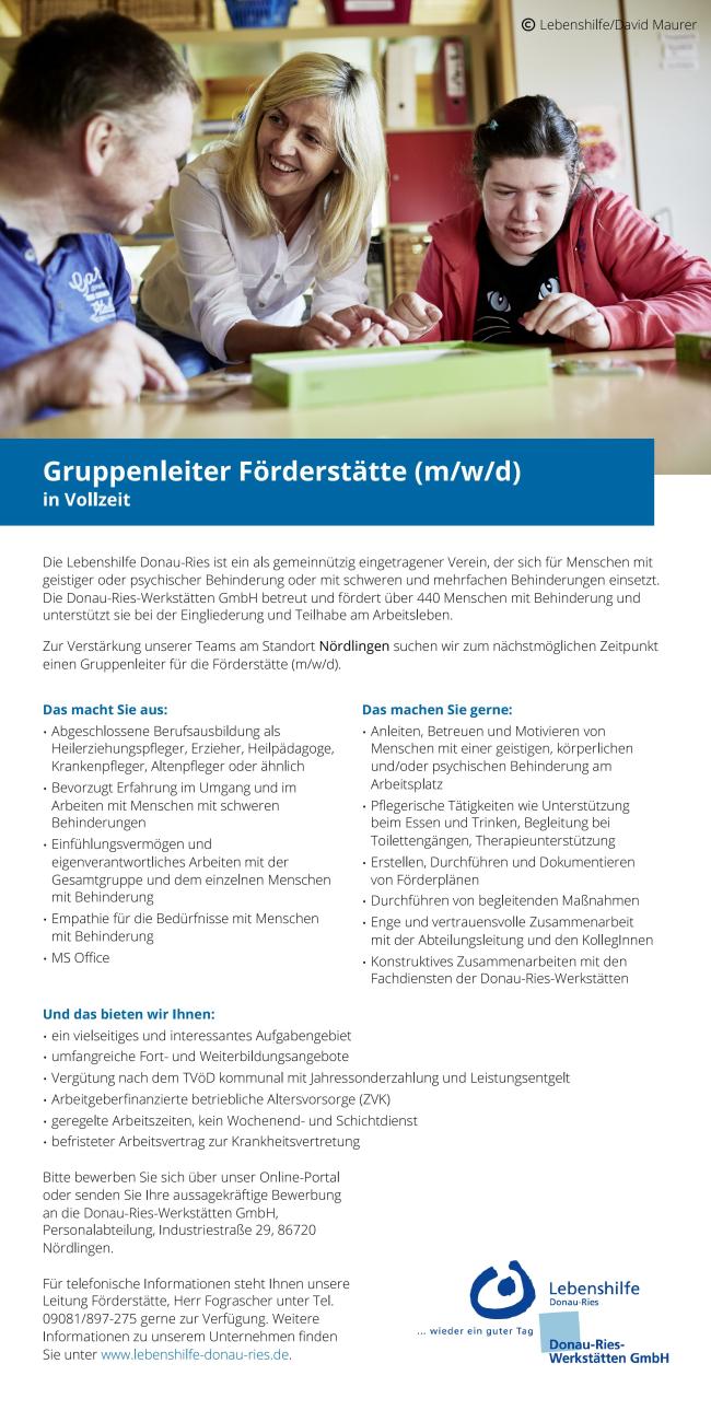 Donau‑Ries‑Werkstätten GmbH