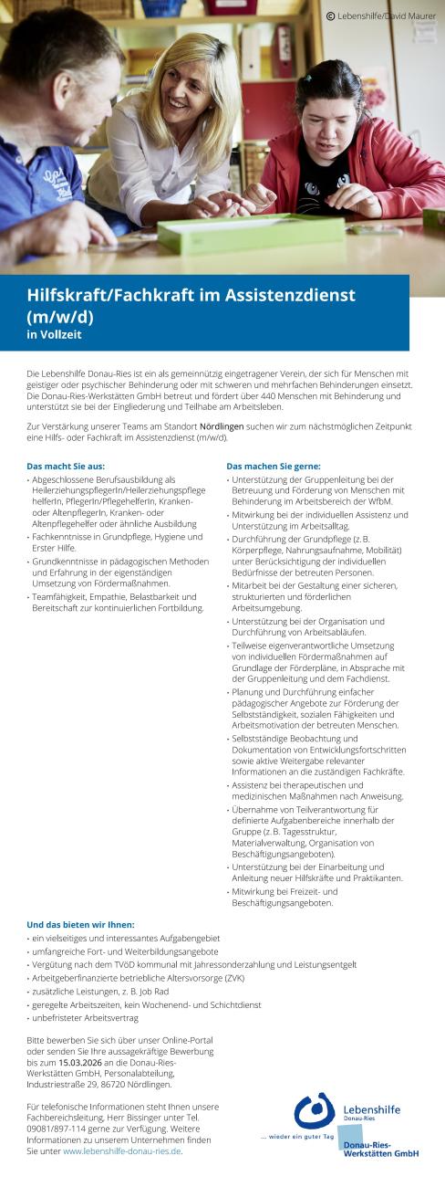 Lebenshilfe Donau-Ries Werkstätten