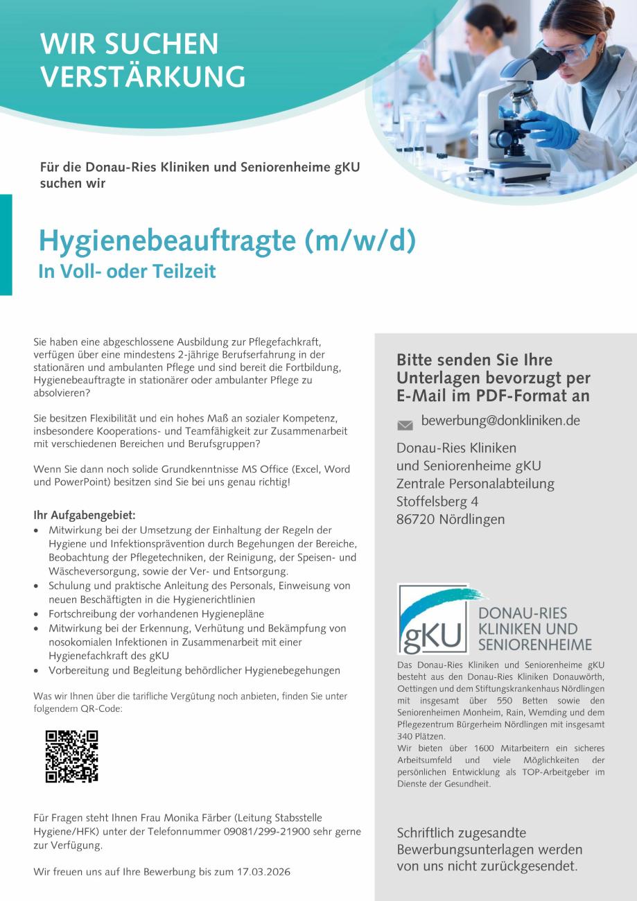 Donau-Ries Kliniken und Seniorenheime gKU