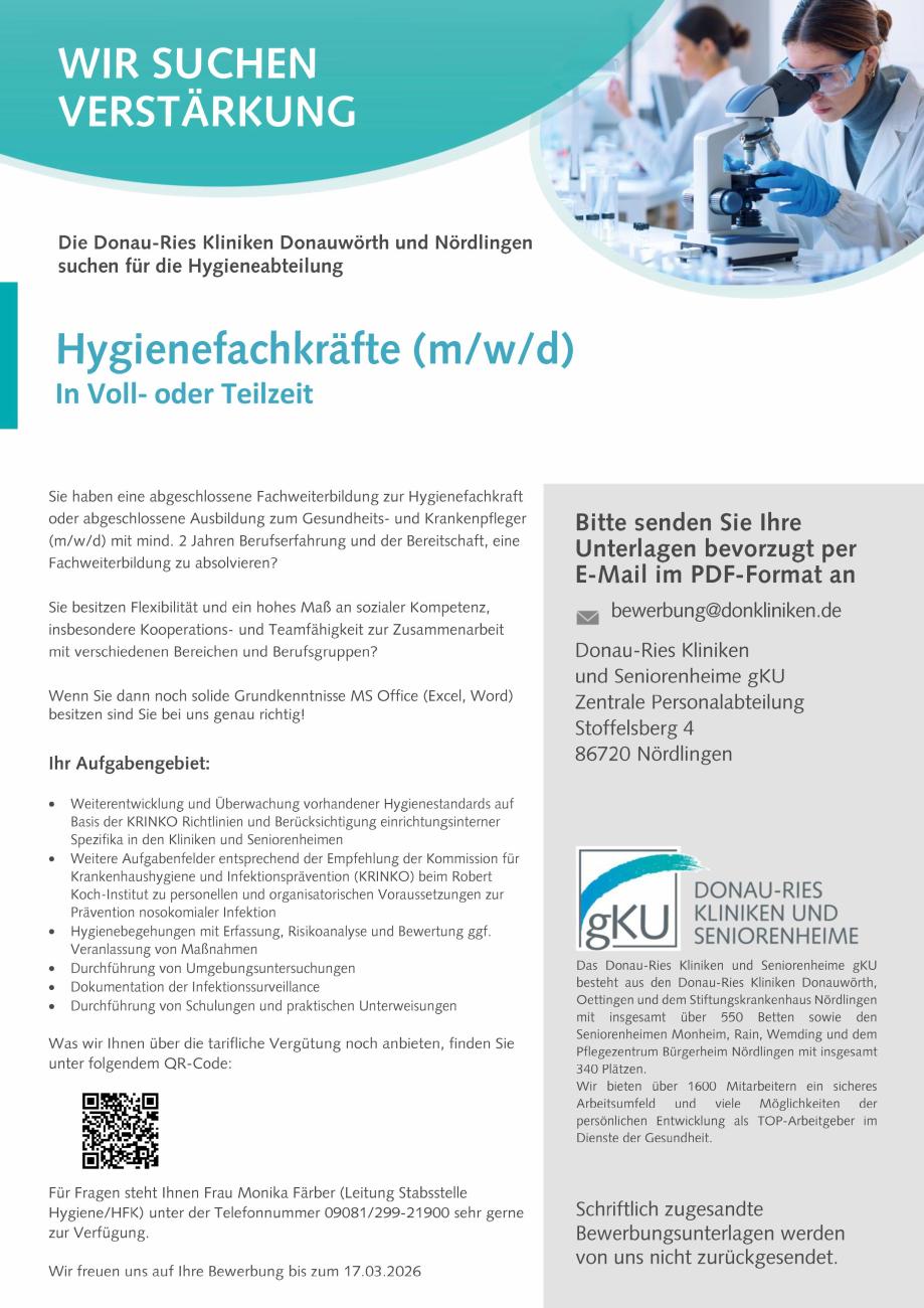 Donau-Ries Kliniken und Seniorenheime gKU