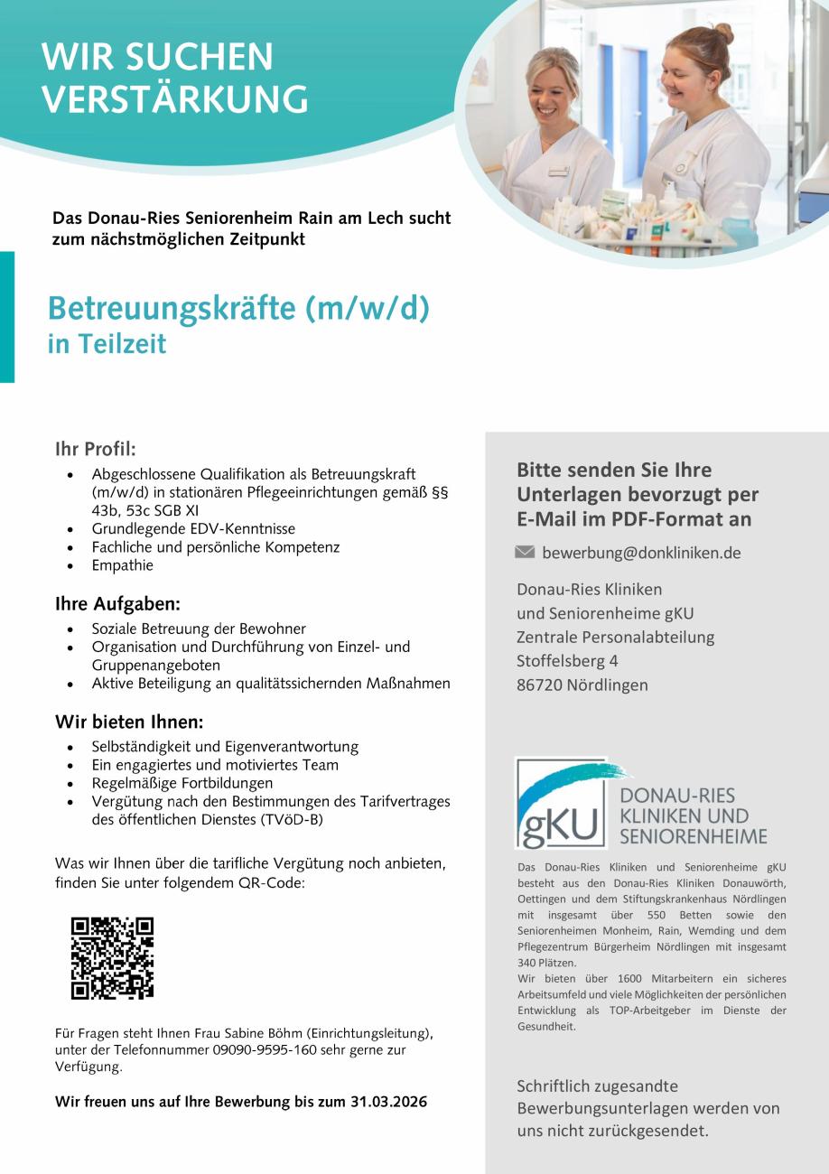 Donau-Ries Kliniken und Seniorenheime gKU