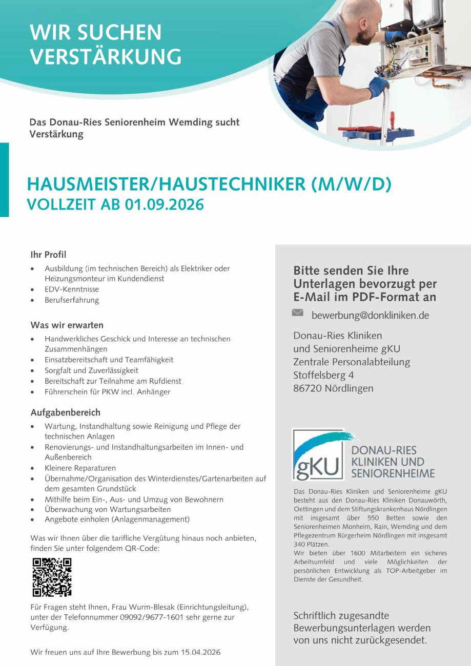 Donau-Ries Kliniken und Seniorenheime gKU