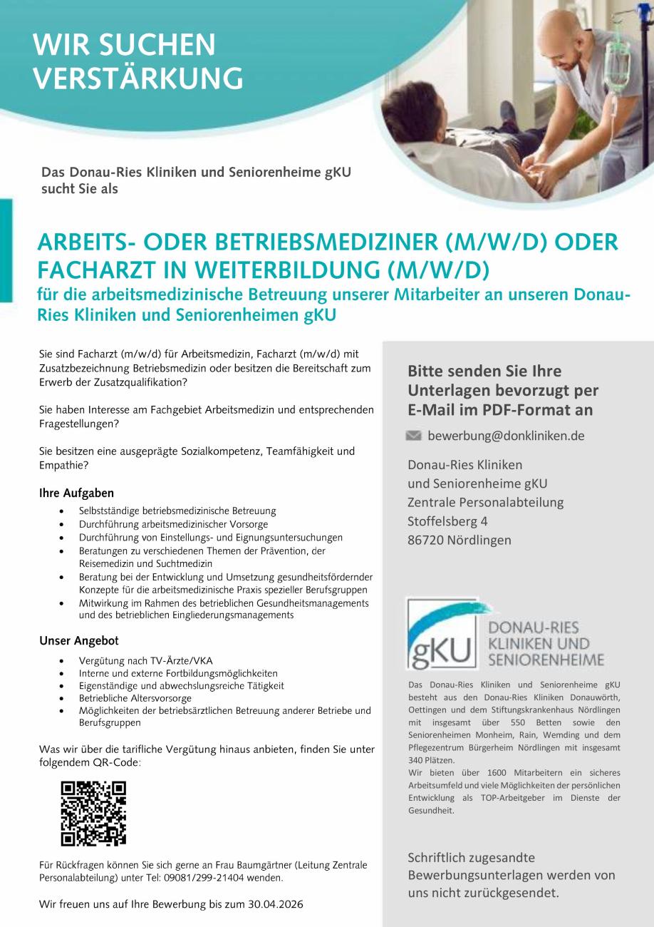 Donau-Ries Kliniken und Seniorenheime gKU