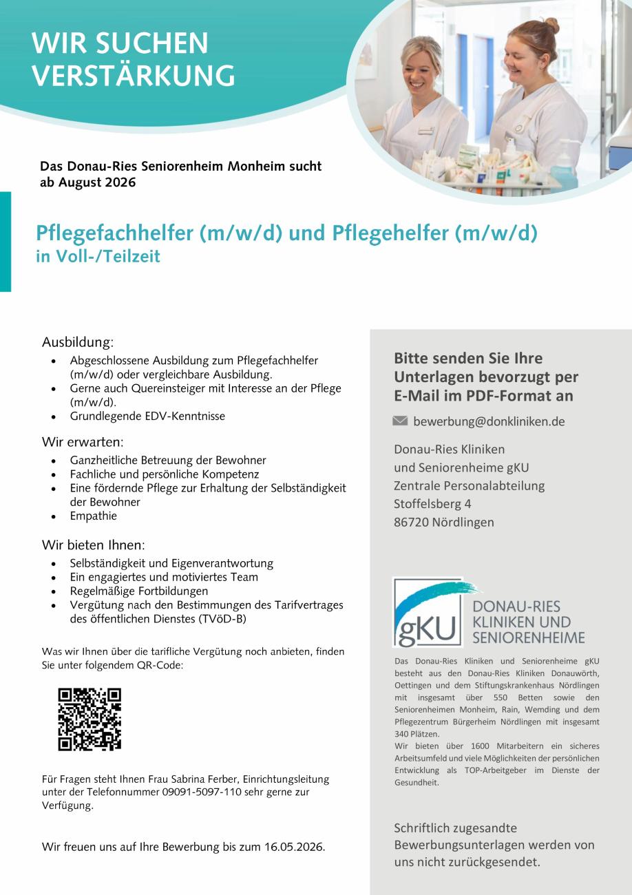 Donau-Ries Kliniken und Seniorenheime gKU