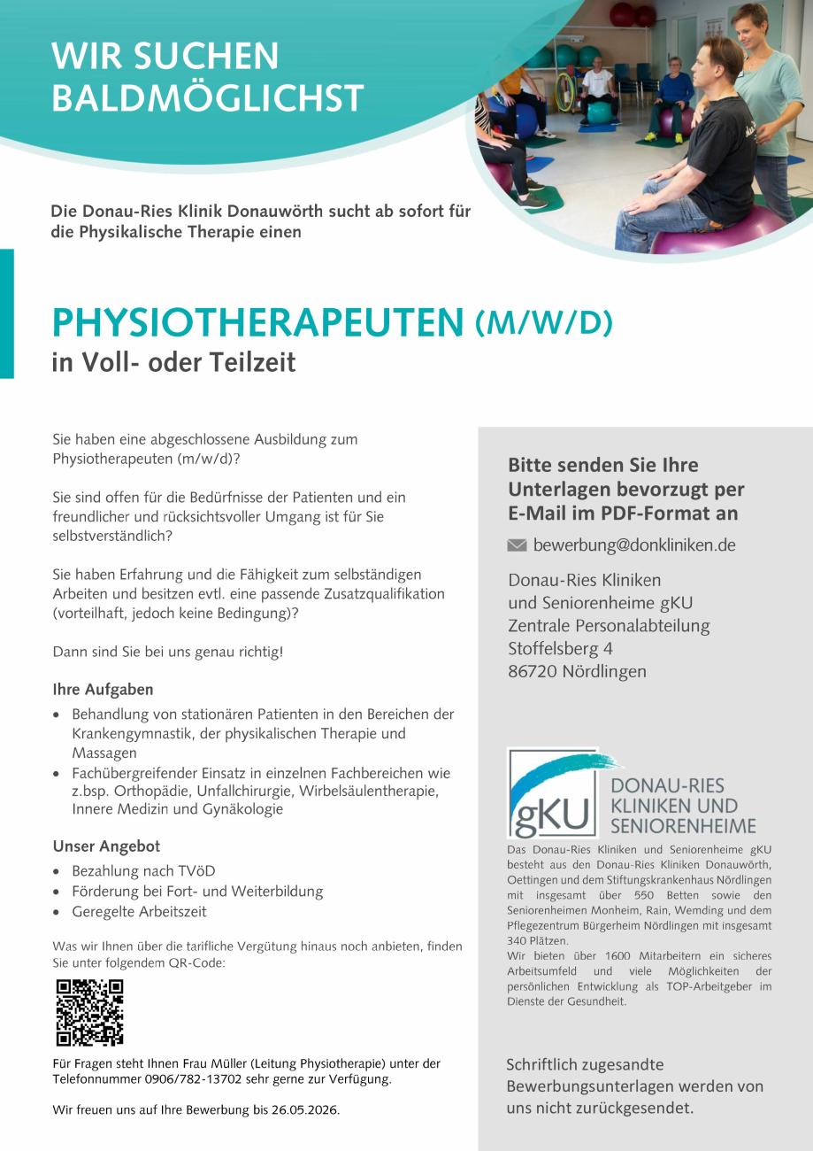 Donau-Ries Kliniken und Seniorenheime gKU