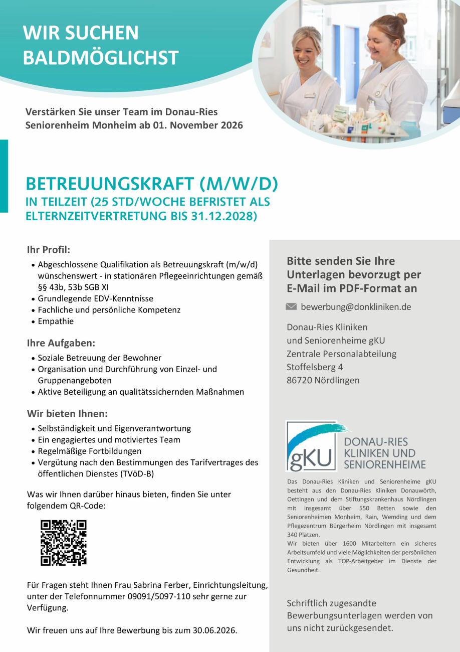 Donau-Ries Kliniken und Seniorenheime gKU