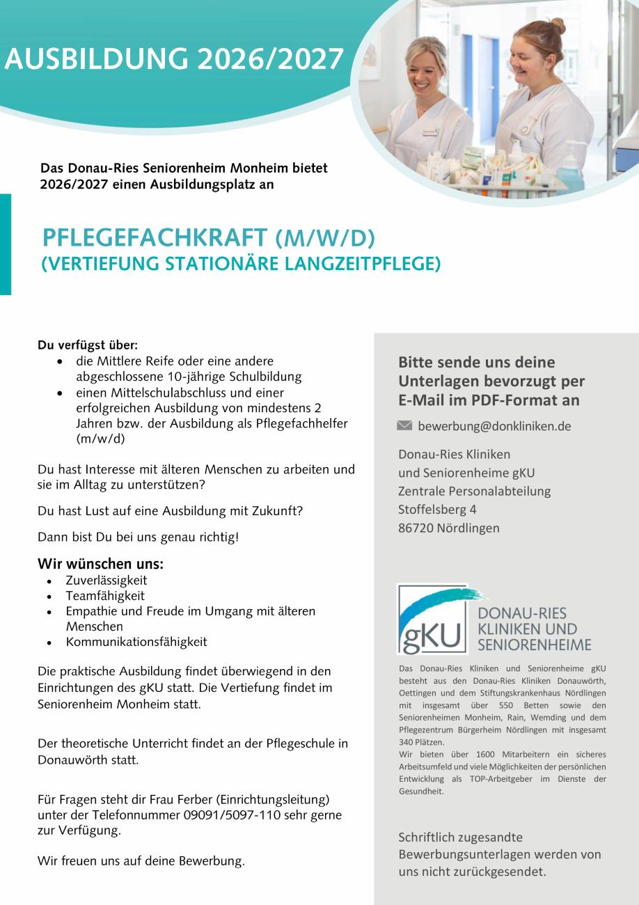 Donau-Ries Kliniken und Seniorenheime gKU