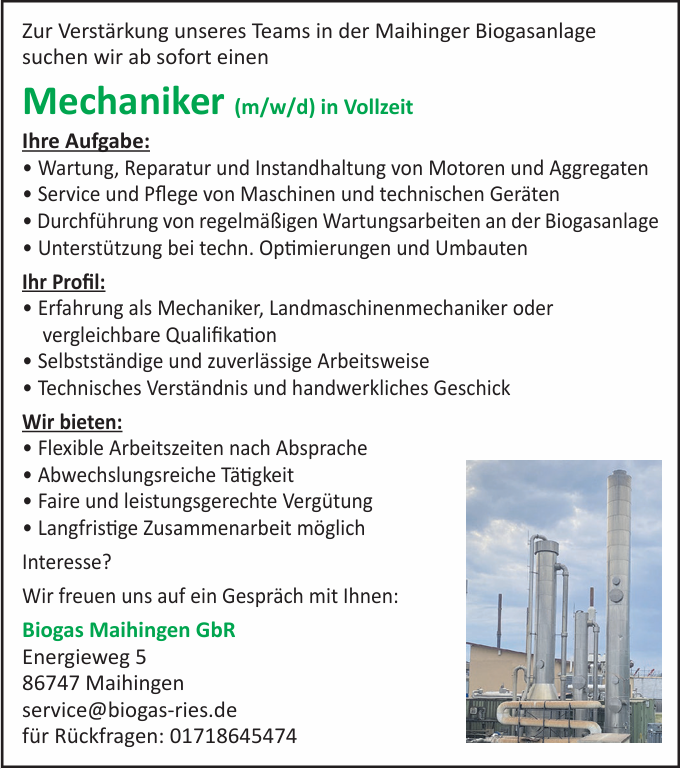 Biogas Maihingen