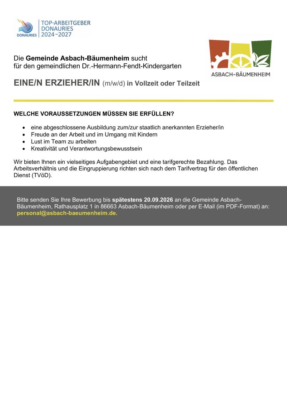 Gemeinde Asbach-Bäumenheim