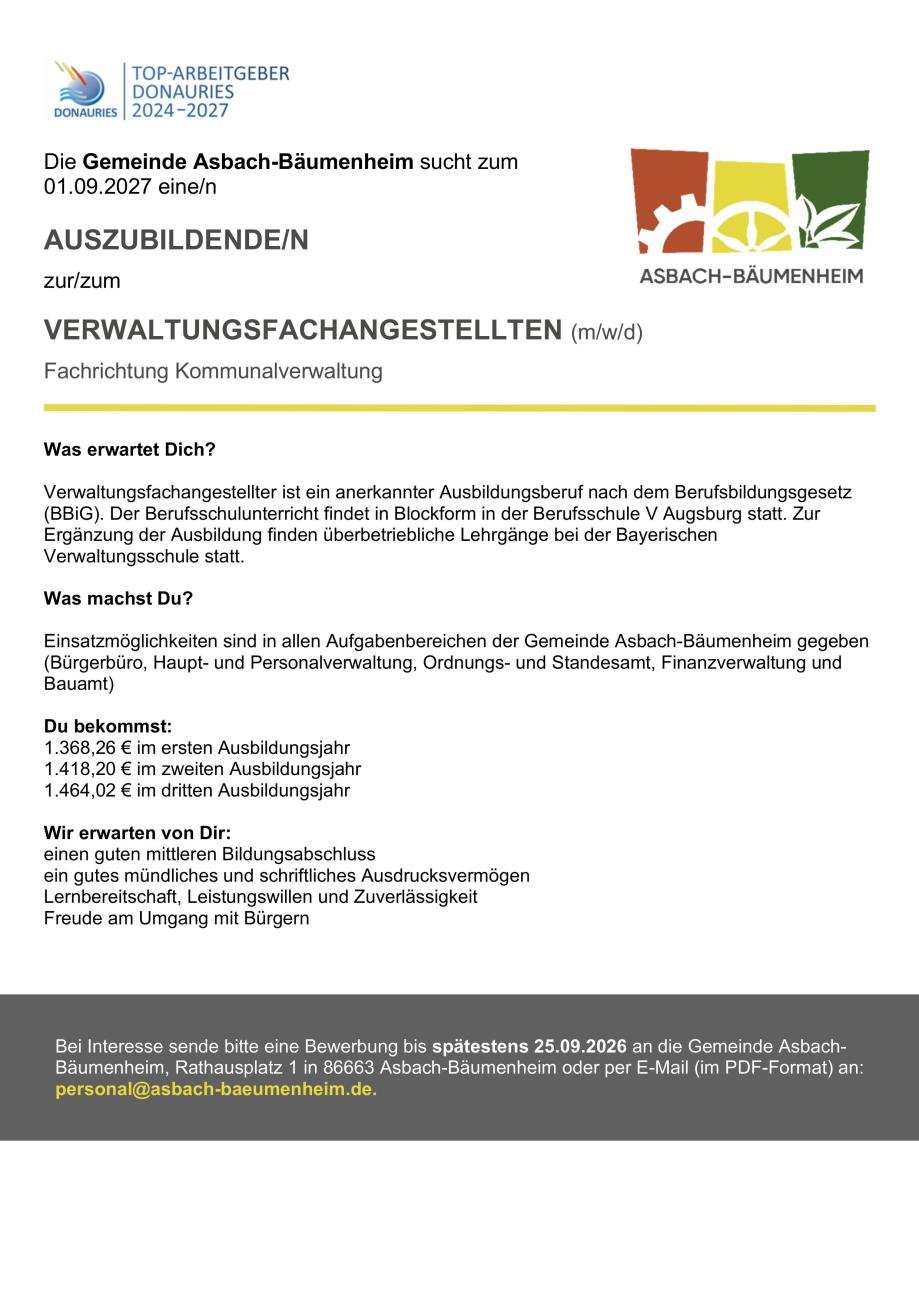 Gemeinde Asbach-Bäumenheim