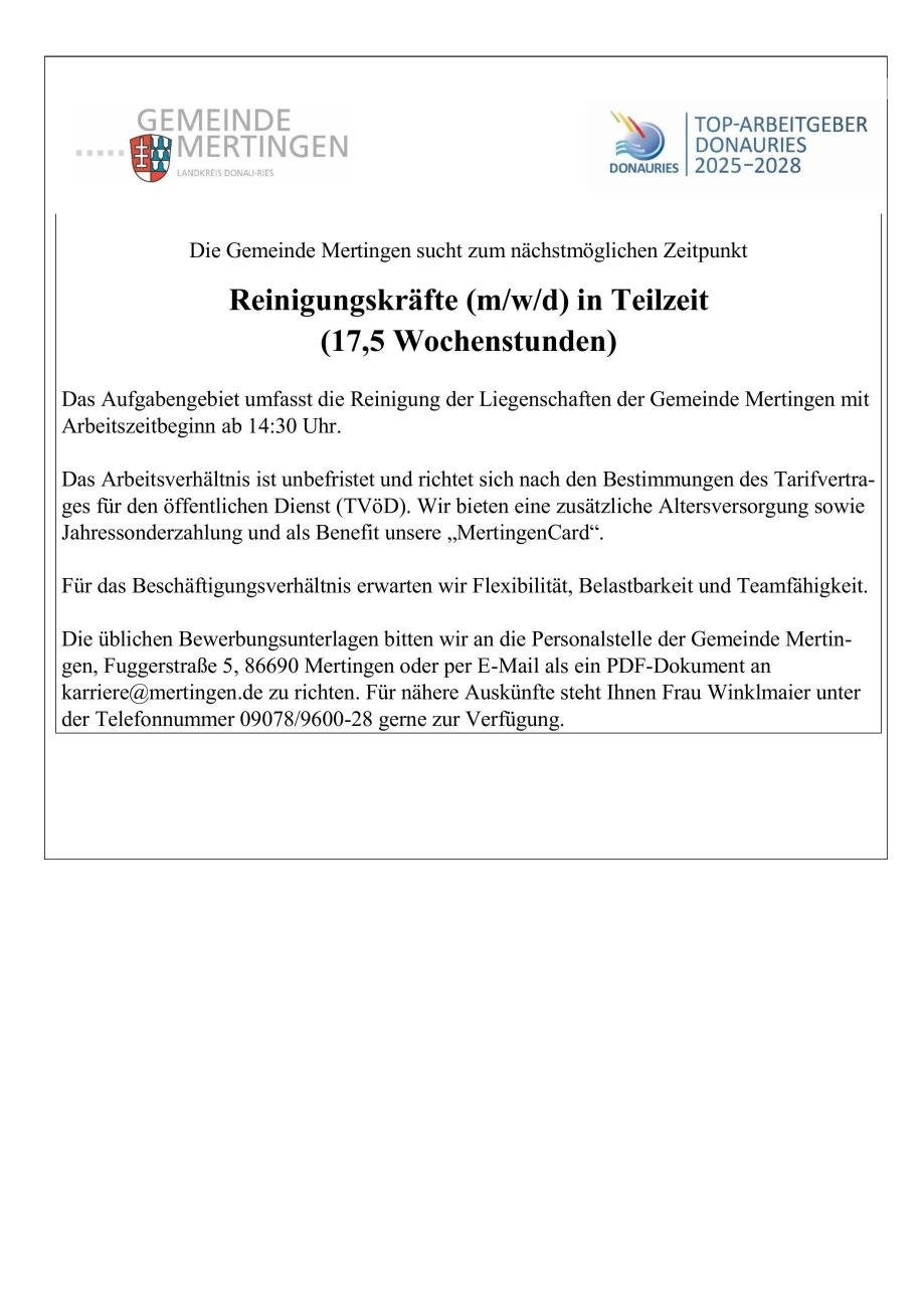 Gemeinde Mertingen