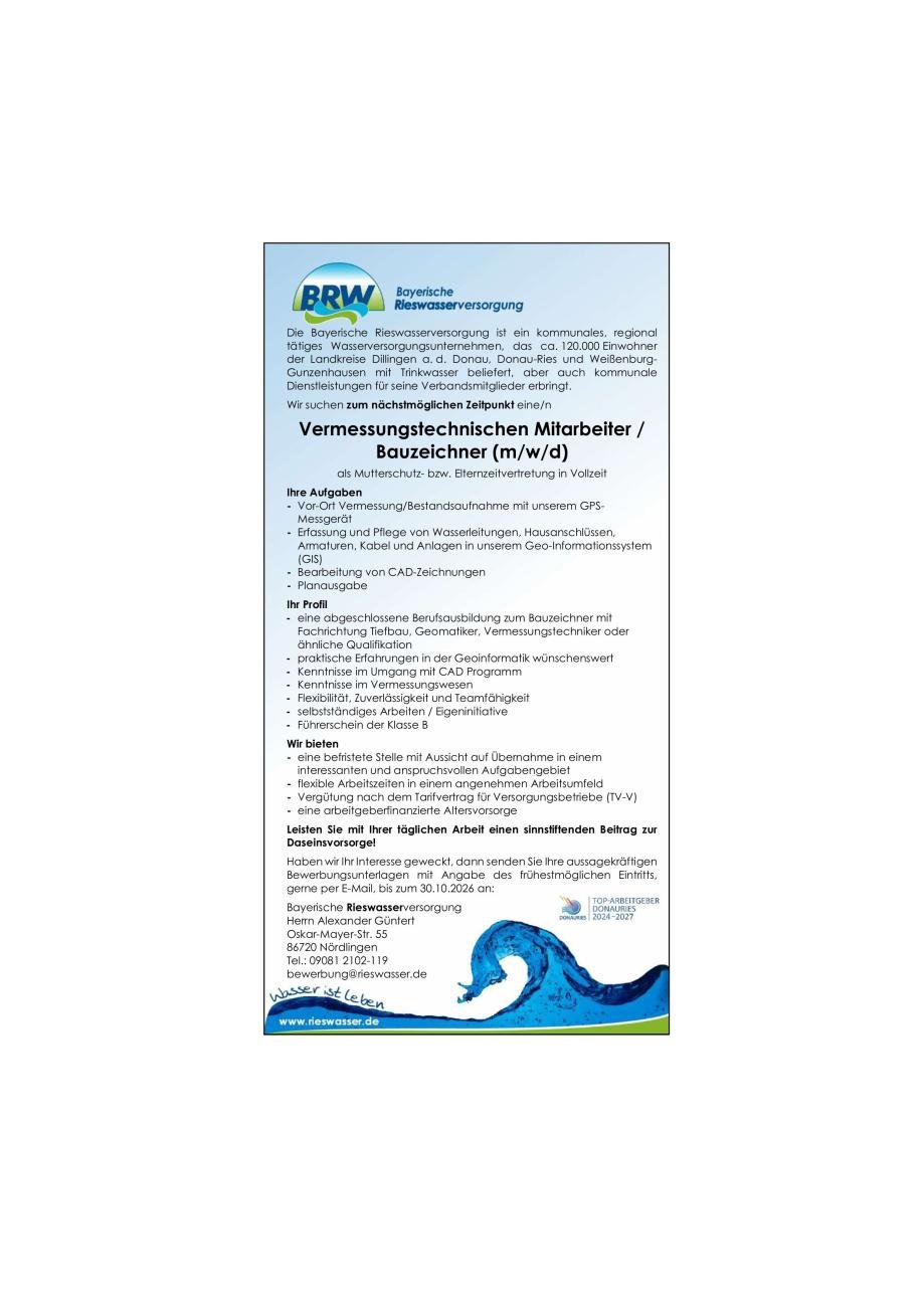 Bayerische Rieswasserversorgung