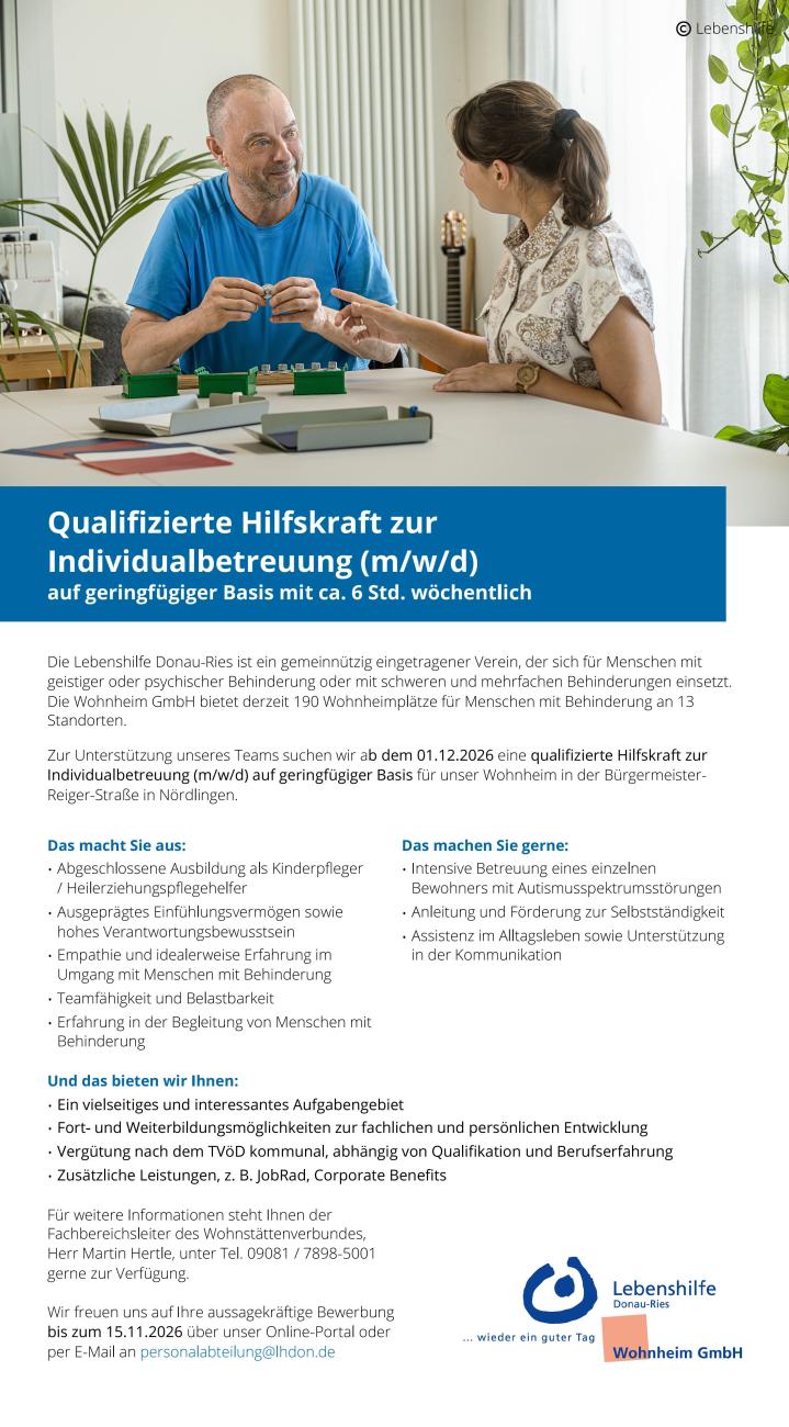 Lebenshilfe Donau-Ries Wohnheim