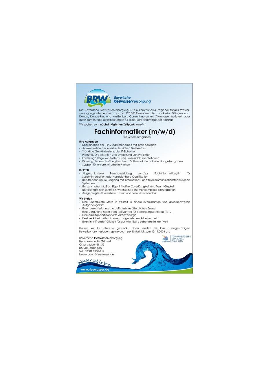 Bayerische Rieswasserversorgung