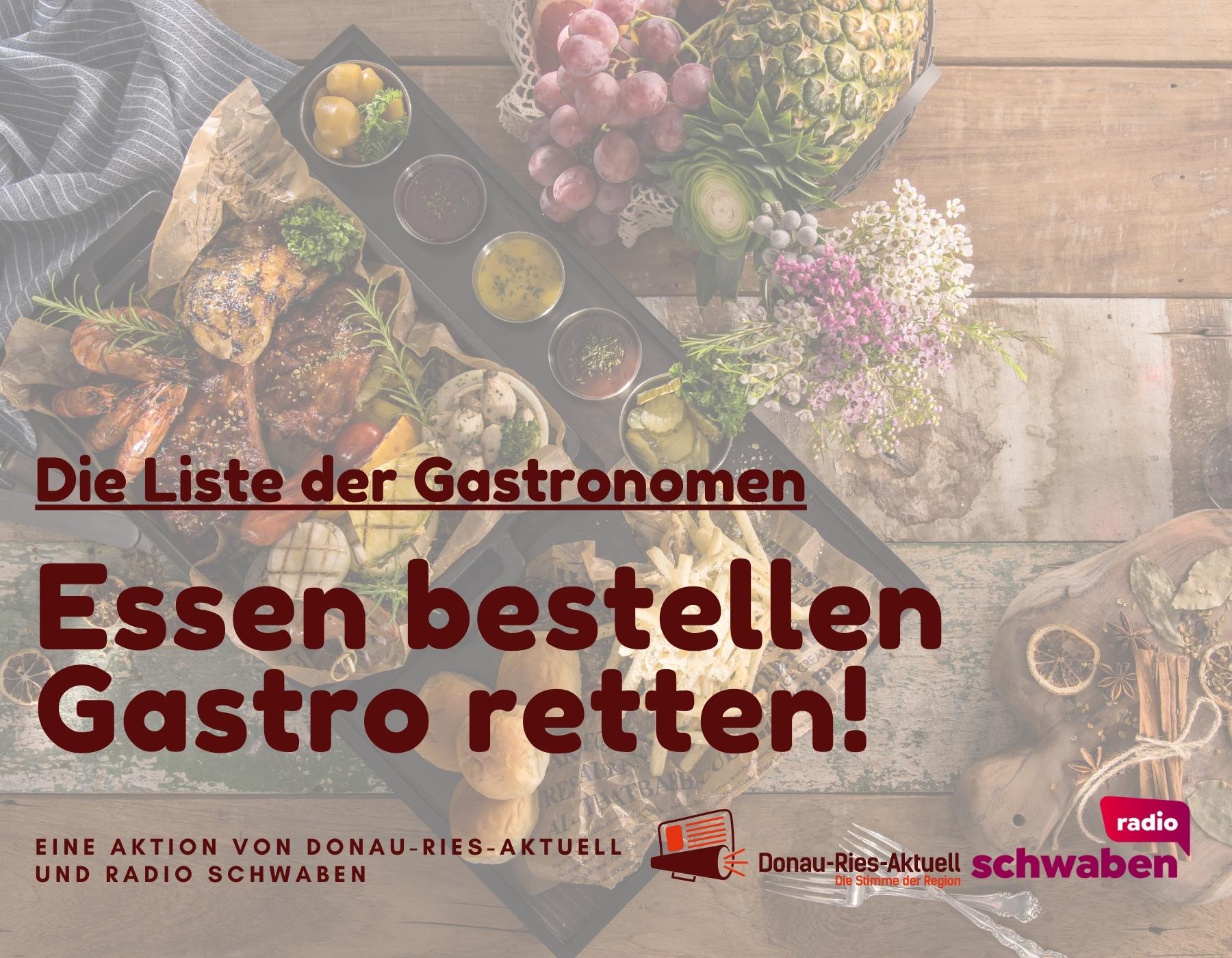 Essen Bestellen Gastro Retten Die Liste Landkreis Donau Ries Aktuell
