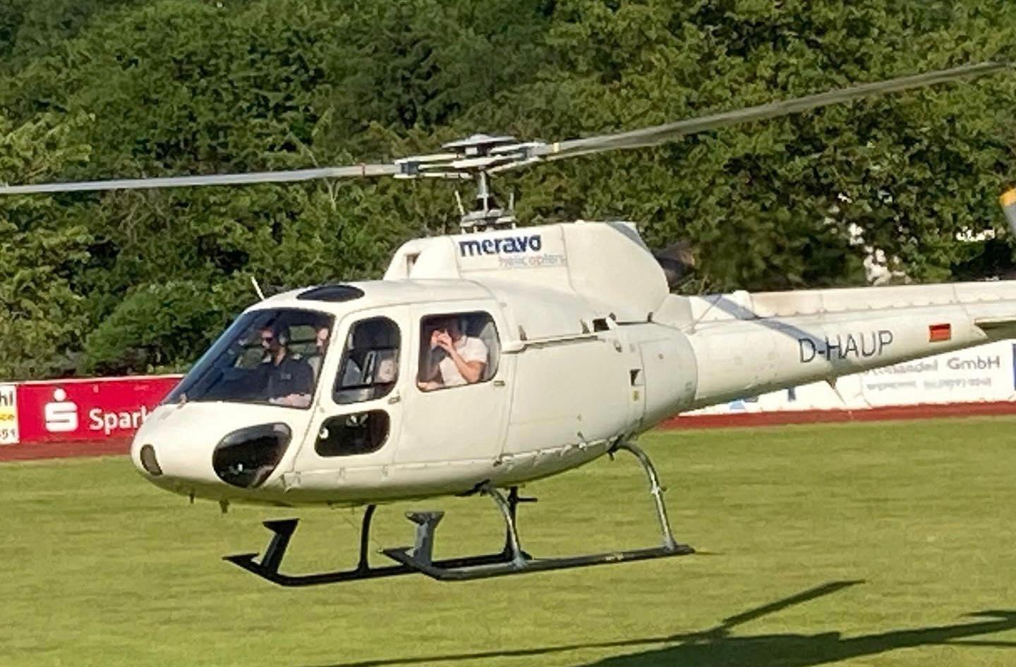 Mit dem Hubschrauber zum Training|Wemding|Donau-Ries-Aktuell