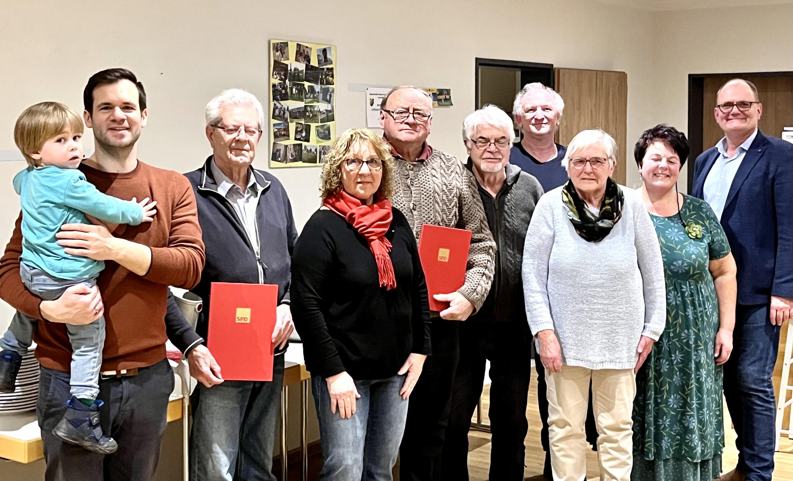 Mitgliederehrung der SPDOettingenOettingenDonauRiesAktuell