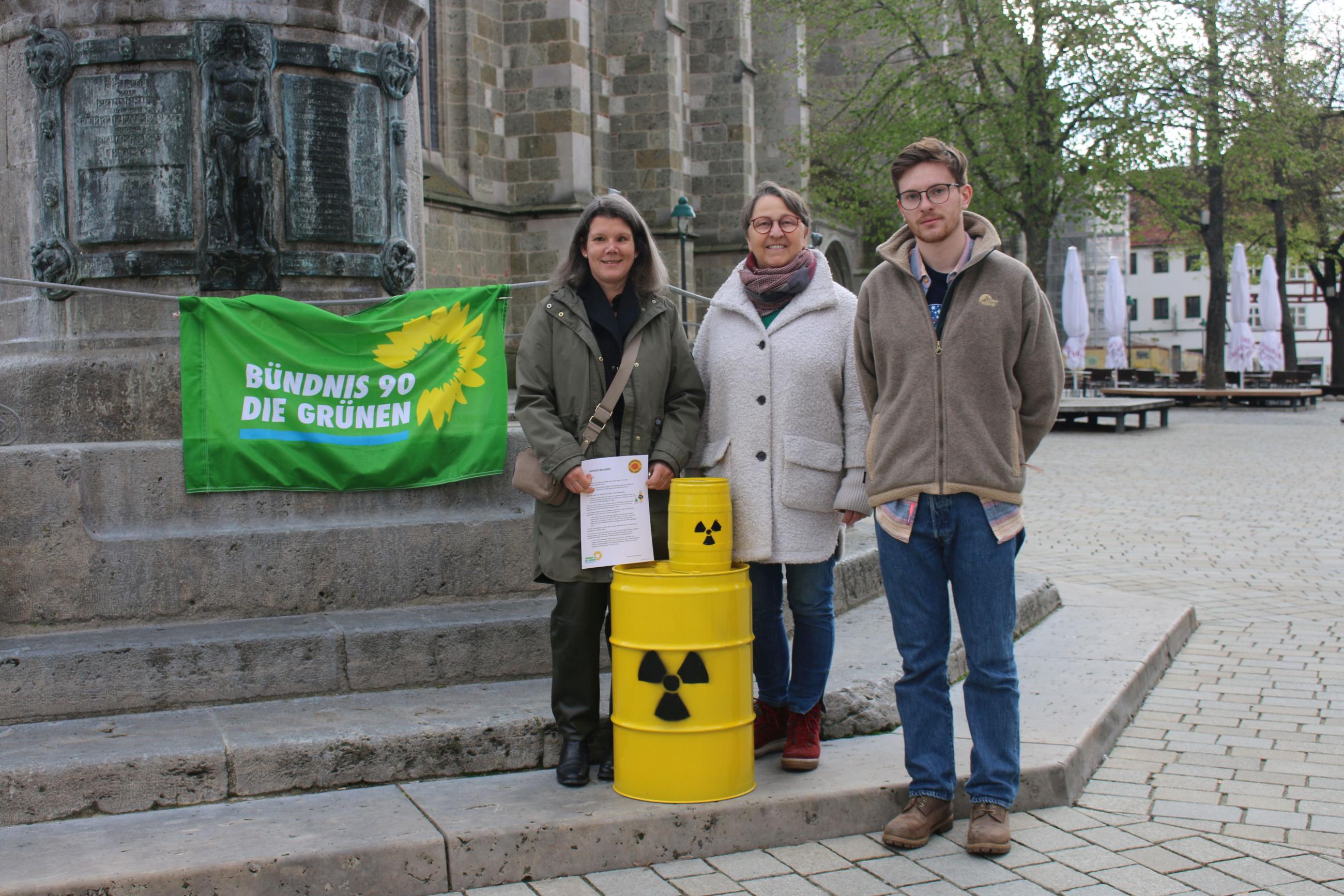 Nördlinger Grünen gedenken dem Reaktorunfall von Tschernobyl